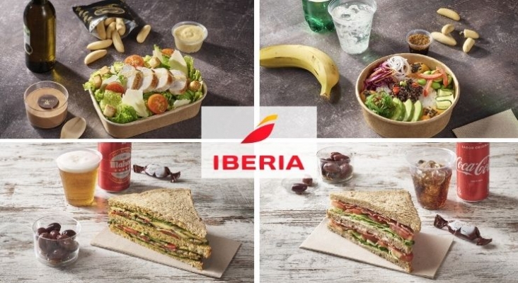 Imágenes de algunos de los diferentes menús que puedes escoger en los menú a bordo de Iberia | Grupo Iberia