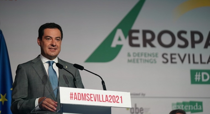 La industria aeroespacial andaluza recibirá una inversión de 572 millones | Foto: @JuanMa_Moreno