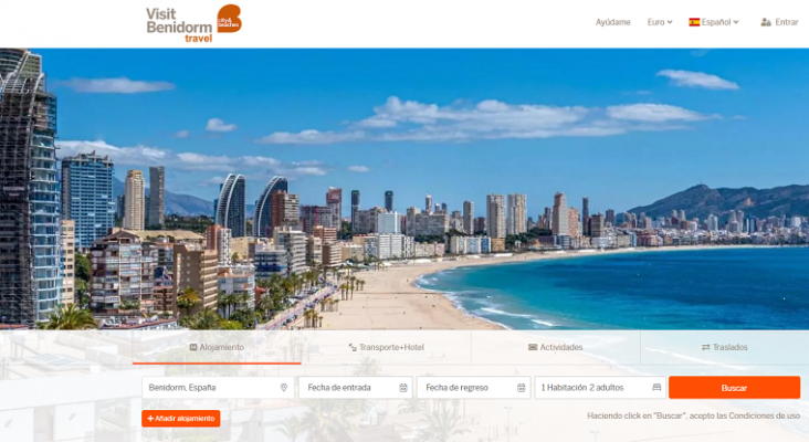 VisitBenidorm.Travel concentra la oferta turística del destino alicantino en una única web