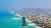 Vista aérea de Dubai