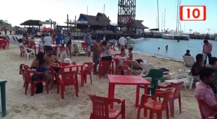 Captura de pantalla video de Canal 10 "Medidas sanitarias en Quintana Roo no están funcionando" vía Youtube