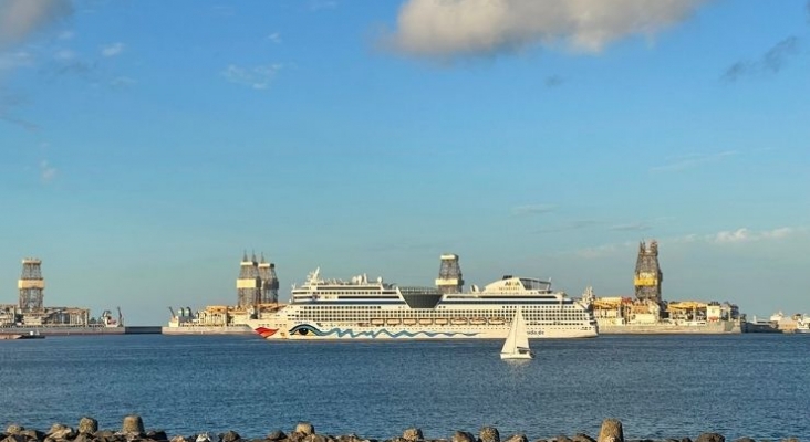 Crucero AIDAStella en Las Palmas. Foto Tourinews