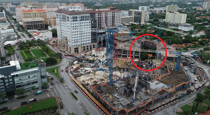 Un hombre se resiste a vender su casa para un megaproyecto que incluye un hotel en Miami (EE. UU.) | Foto: theplazacoralgables.com