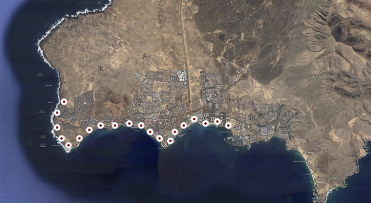 El nuevo informe de Costas tumba el Plan General de Yaiza (Lanzarote), aprobado hace 33 años | Foto: satélite Playa Blanca (Yaiza)