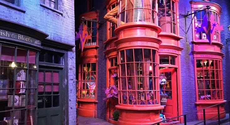 Set de rodaje del Callejón Diagon de Harry Potter en Londres (Reino Unido)