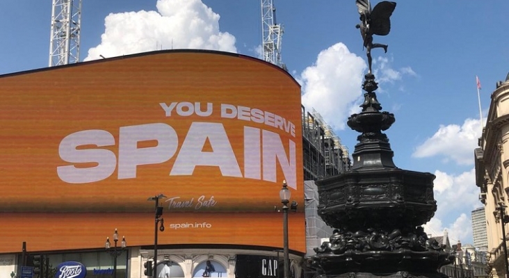 Turespaña activa su campaña 'You deserve Spain' en pleno corazón de Londres (Reino Unido)