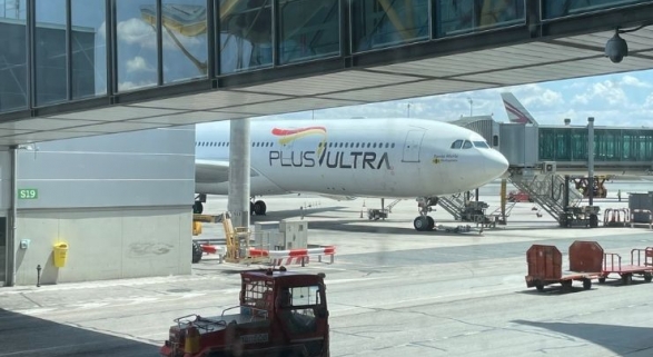 Avión de Plus Ultra | Foto: Tourinews© Avión de Plus Ultra | Foto: Tourinews©