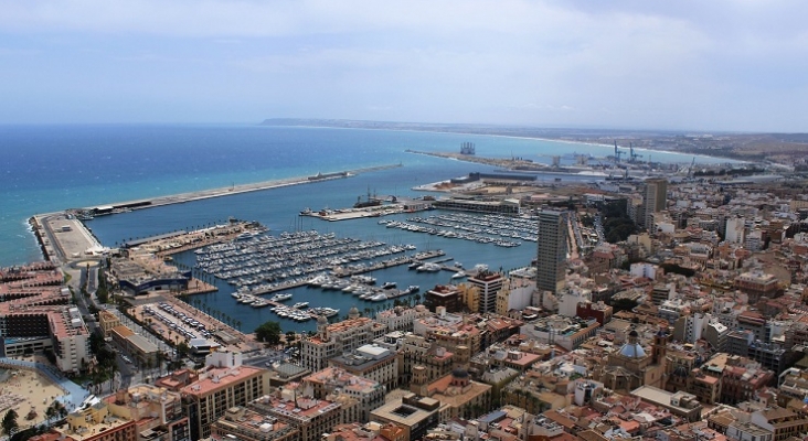 Vista aérea de Alicante