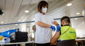Todos los tripulantes de Baleària que operan en Mallorca, Menorca e Ibiza ya han sido vacunados