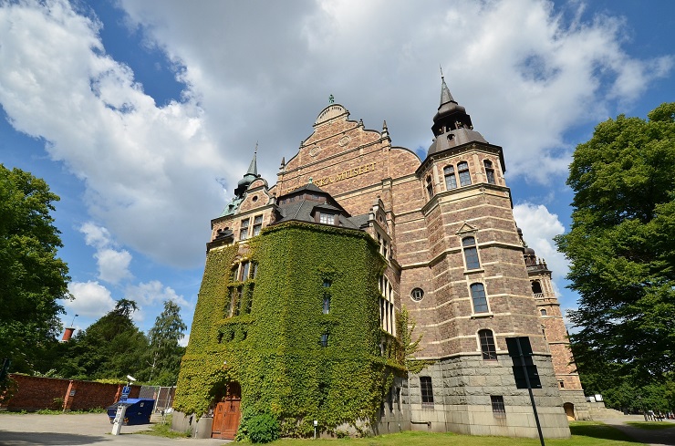 Edificio neogótico del Museo Nórdico (Estocolmo), dedicado a la cultura local