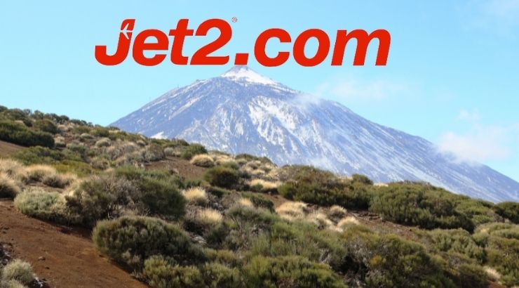 El Teide, Tenerife, Islas Canarias. Logo de jet2.com