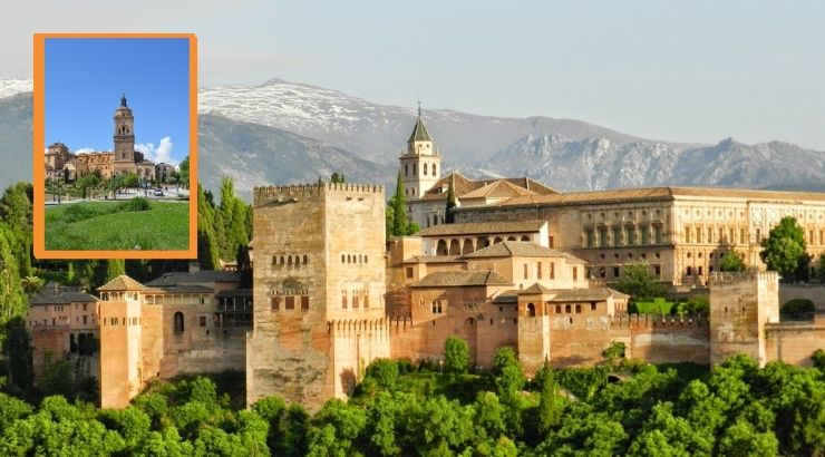 La Alhambra, Patrimonio Mundial en Granada. En pequeño, la catedral de Guadix