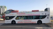 Dos autobuses turísticos acercan la vacunación a la población de Gran Canaria y Tenerife