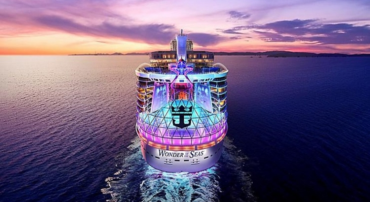 Wonder of the Seas, el transatlántico más grande del mundo, concluye su primer viaje de prueba. | Foto: Royal Caribbean Cruise Line