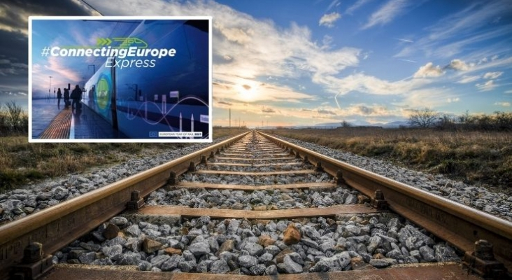 Un viaje sin pasajeros para celebrar el Año Europeo del Ferrocarril recorriendo toda la UE. Foto esquina superior izquierda lamoncloa.gob.es