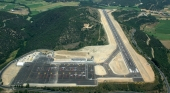 Vista aérea del Aeropuerto Andorra-La Seu d'Urgell