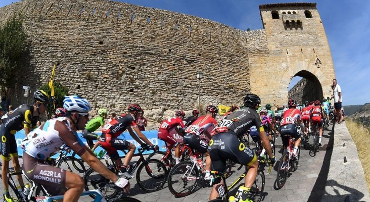 El Pelotón en la Vuelta 2016. Unipublic/Graham Watson
