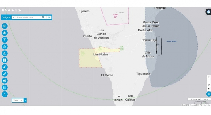 La restricción del espacio aéreo de La Palma no afectará a vuelos comerciales