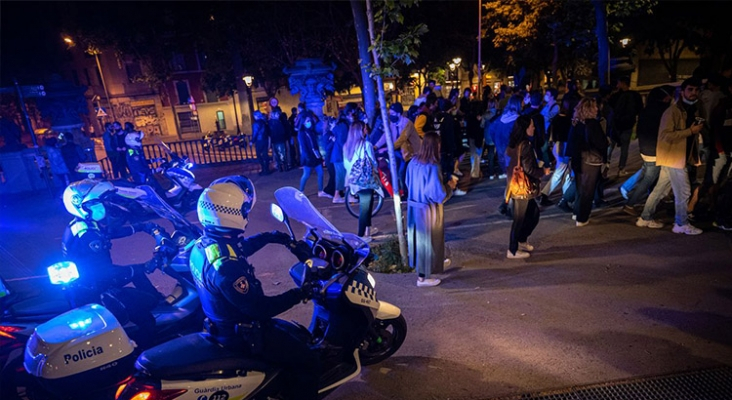 Dispositivo de la Guardia Urbana de Barcelona durante las fiestas de la Mercè. Foto: Guardia Urbana de Barcelona