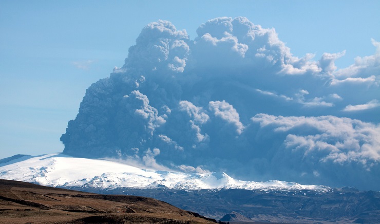 Volcán Eyjafjallajökull (Islandia)