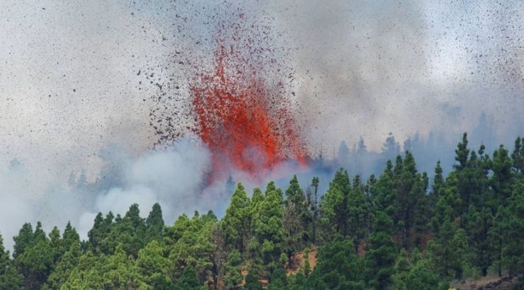 Erupción del volcán de Cumbre Vieja (La Palma)