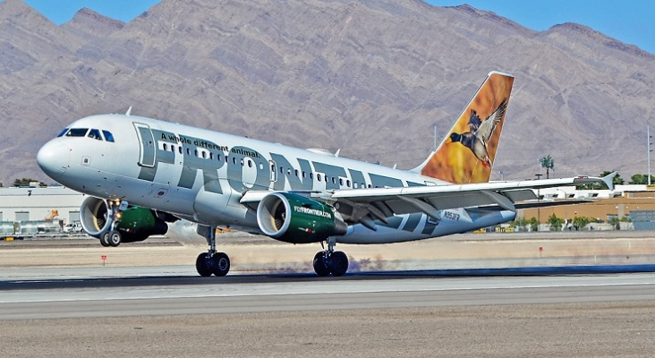 Avión de Frontier Airlines | Foto: Tomás del Coro