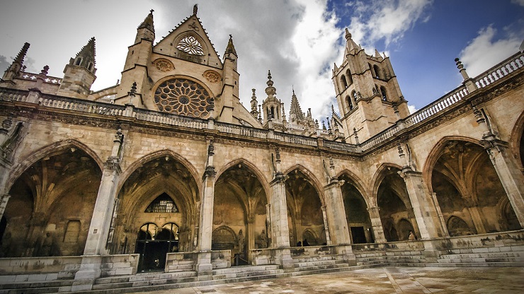 Claustro de la Catedral de León | Foto: Mariluz Rodríguez