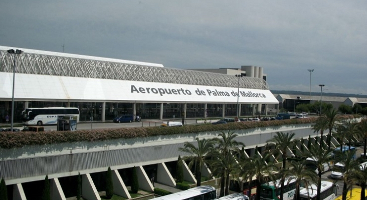 Vista del Aeropuerto de Palma de Mallorca