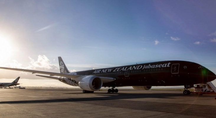 Vista del Air New Zealand B787 'Jabaseat' | Foto: Air New Zealand