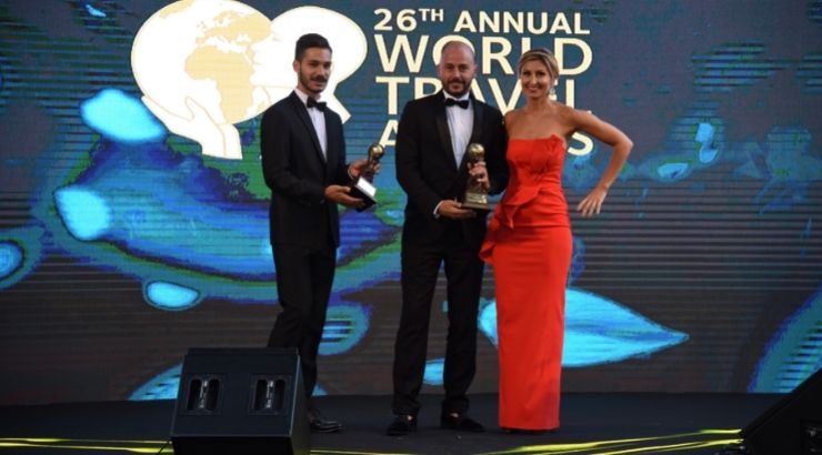 Premio al mejor hotel de playa AR Diamante Beach SPA & Convention Centre (Alicante). Foto de World travel Awards