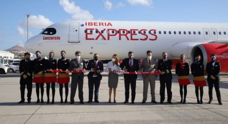 Lanzarote será el nombre del avión A321NEO de Iberia Express, el más sostenible de su flota
