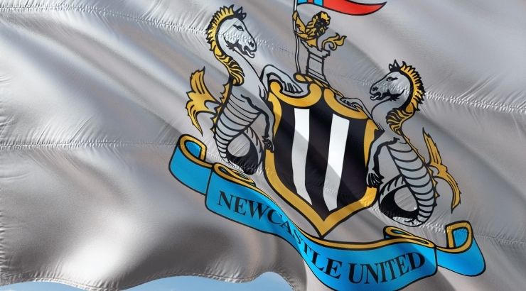 Bandera del equipo de fútbol Newcastle United