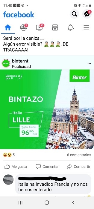 ¿Error o estrategia? El gazapo que ha viralizado los vuelos de Binter a Francia ¿Error o estrategia? El gazapo que ha viralizado los vuelos de Binter a Francia