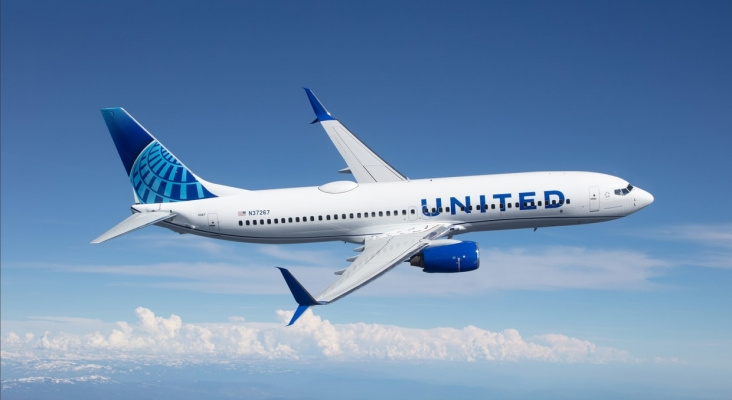 Avión de United Airlines