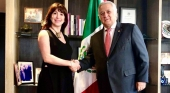 La secretaria de Turismo de Ciudad de México (CDMX), Paola Félix Díaz, junto al secretario de Turismo de México, Miguel Torruco | Foto: Paola Félix Díaz vía Twitter