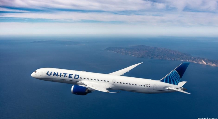 Avión de United Airlines