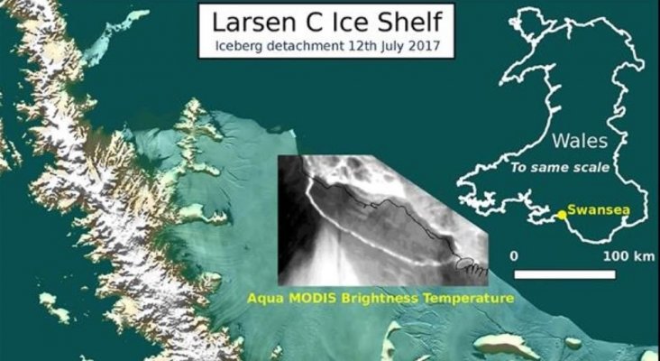 Iceberg se desprende del Larcen C