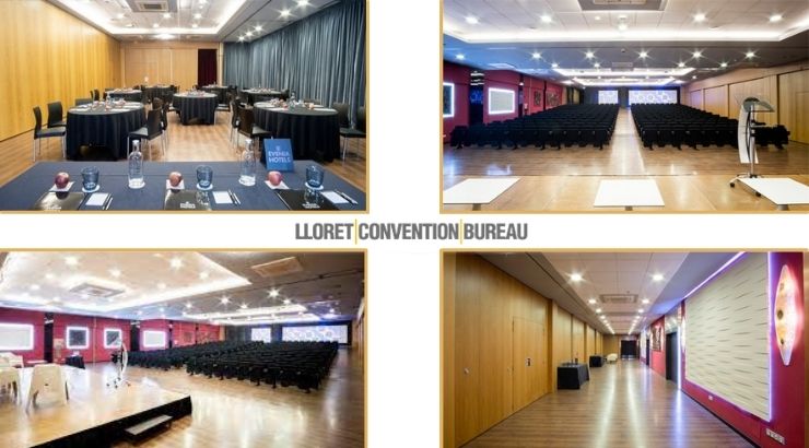 Fotos del Palacio de Congresos Olympic de Lloret de Mar (Girona). Fotos propiedad de Lloret Convention Bureau