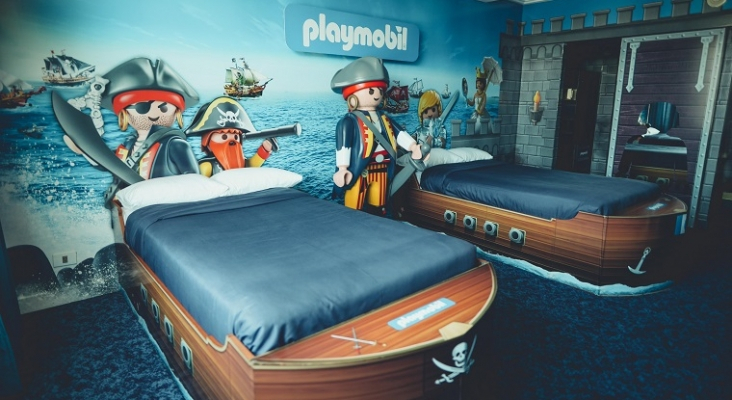 Primera habitación de hotel Playmobil de Latinoamérica | Foto: @santigonzalezz_ vía Twitter
