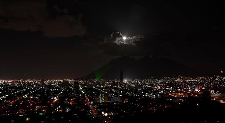 Vista aérea de la ciudad de Monterrey, en México