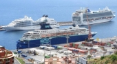 Cruceros en el puerto de Santa Cruz de la Palma | Foto: Puertos de Tenerife