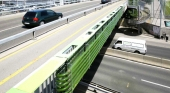 Sistema de reciclado de CO2 mediante algas puesto a prueba en las autopistas de Ginebra Foto The Cloud Collective