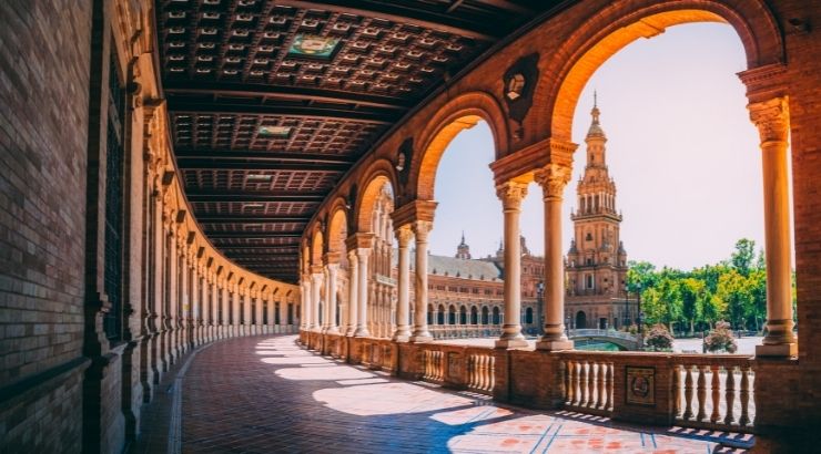 Plaza de España, Sevilla. Foto de Freepik
