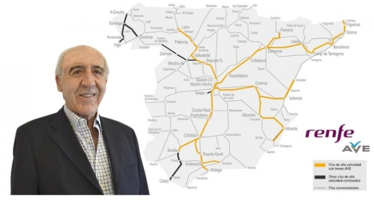 Mapa de alta velocidad en España 2021 | Foto de Renfe