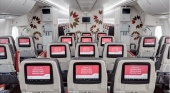 Interior de un avión de Royal Air Maroc vacío | Foto: Royal Air Maroc