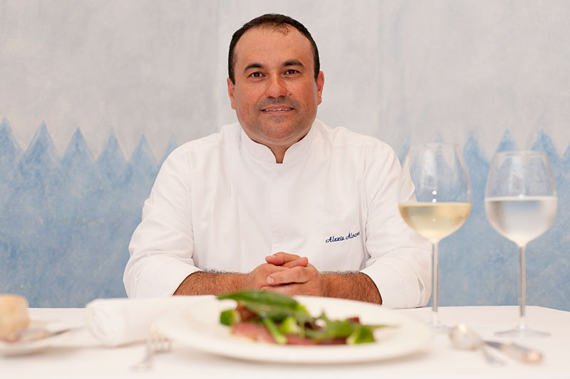 El chef del restaurante Los Guayres, Alexis Álvarez