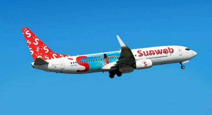 Avión de Sunweb