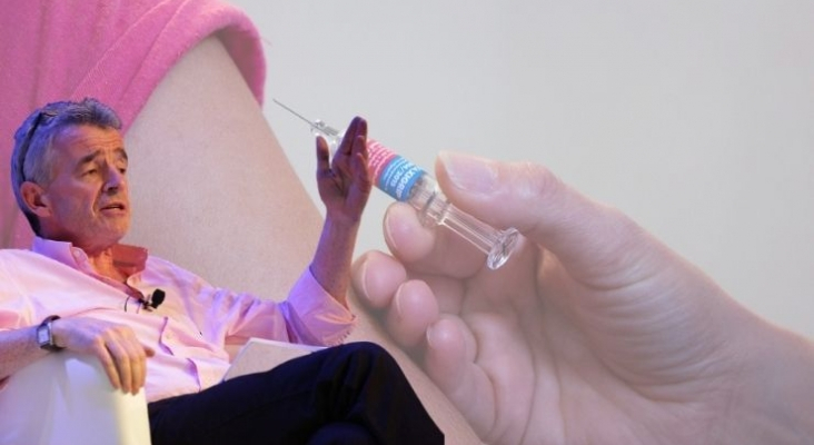 “Si no está vacunado, no se le debería permitir volar” | Foto Michael O’Leary (Ryanair): Flickr (CC BY 2.0)