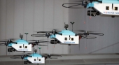 Drones de Korean Air durante una inspección | Foto: Korean Air