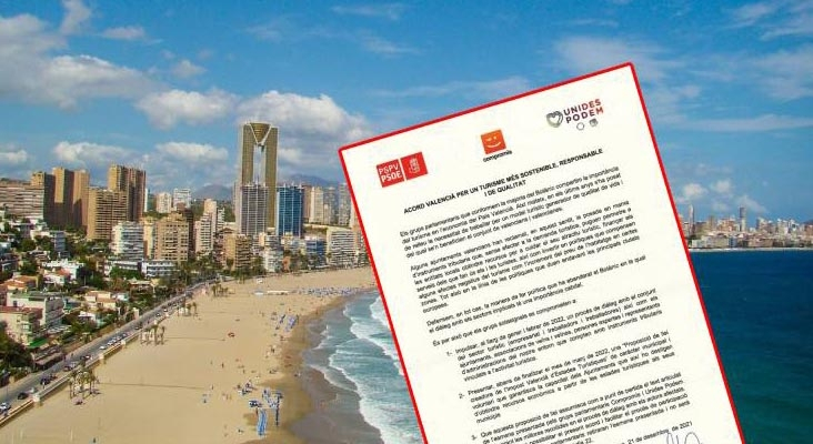 Indignación en el sector turístico valenciano por el pacto para implantar una tasa turística